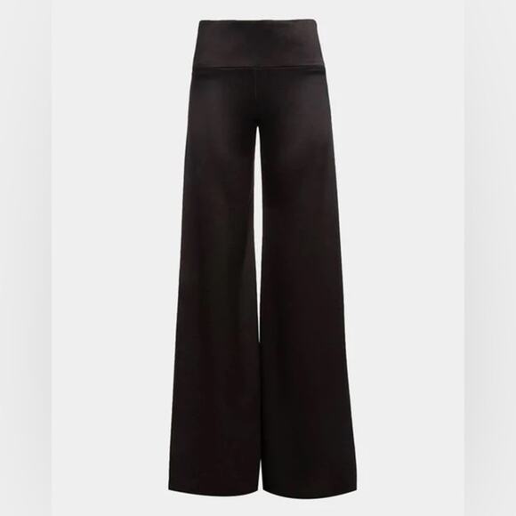 Alice + Olivia Pants - NWT Alice + Olivia Iyanna Black Wide-Leg Trousers Palazzo Pants Size 6